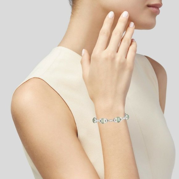 $6995/ NEW / Sonia Bitton / 11.5 CT AAA Moonstone & Diamond Bracelet / 14K - Picture 4 of 6